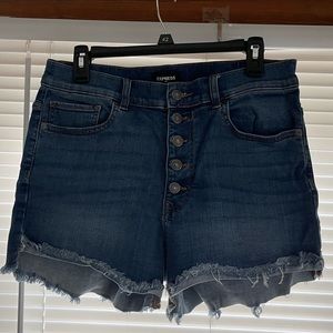 Jean high waist shorts